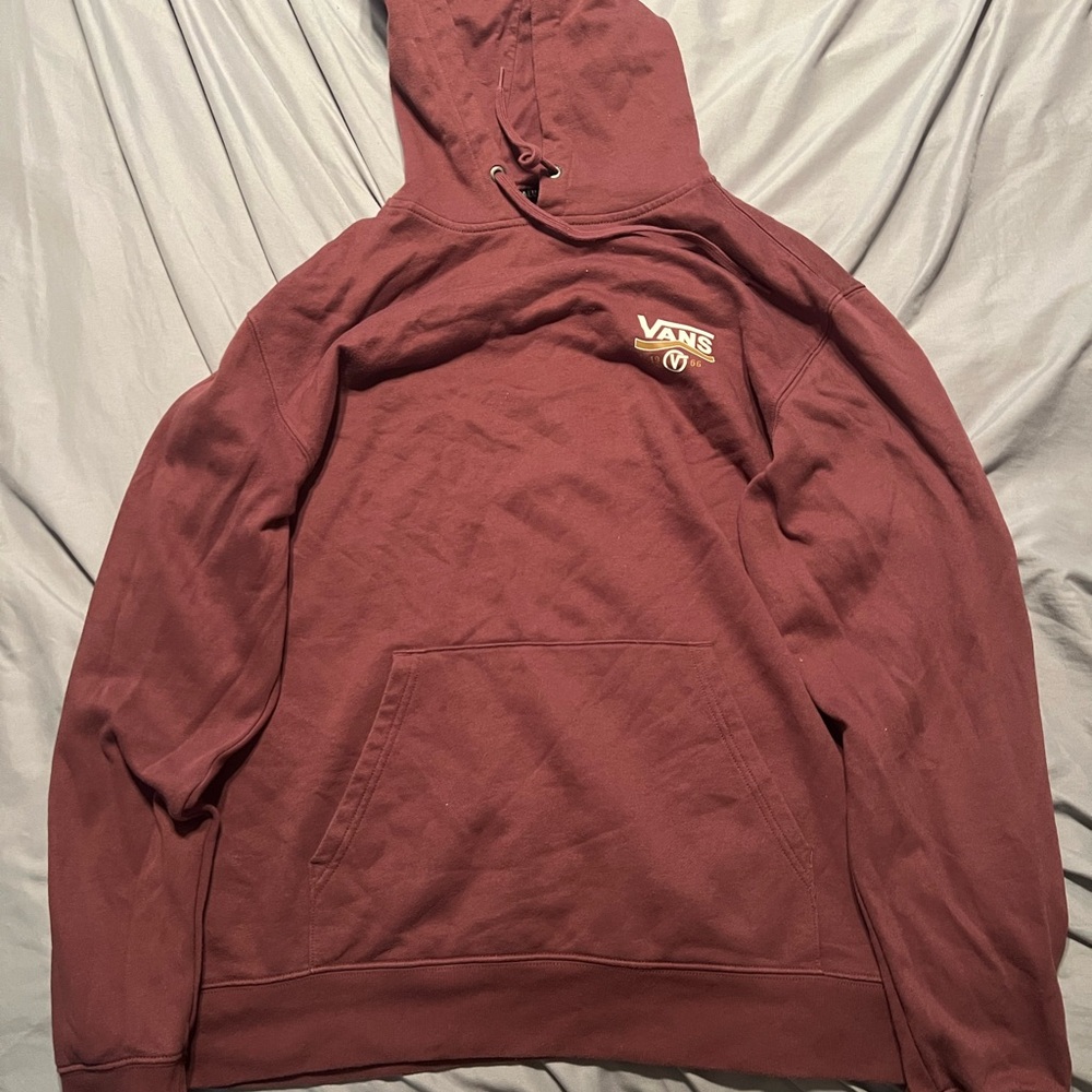 Vans Men's Maroon Hoodie Sweater